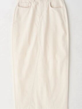 NWOT Kotn Cream Organic Cotton Maxi Skirt (Size 29) - Never Worn